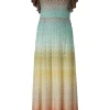Degrade Raschel Laced Dress