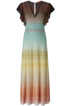 Degrade Raschel Laced Dress