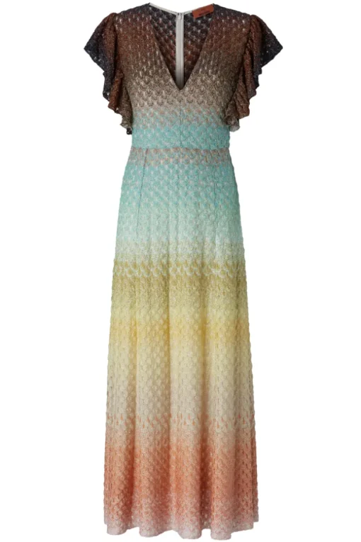 Degrade Raschel Laced Dress