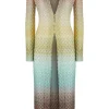 Degrade Raschel Long Cardigan