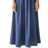 Denim Circle Skirt