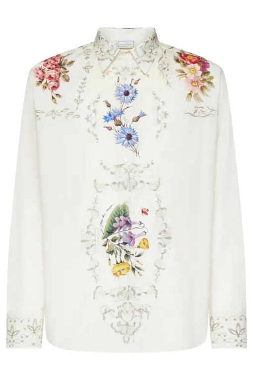 DIOMEDE Poplin Embroidered Shirt