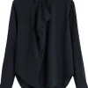 Drape-Front Shirt