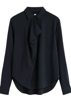 Drape-Front Shirt
