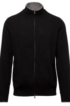 Duvet Cashmere Zip Bomber