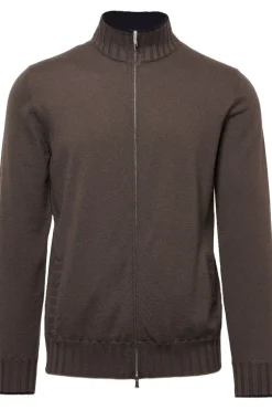 Duvet Cashmere Zip Bomber