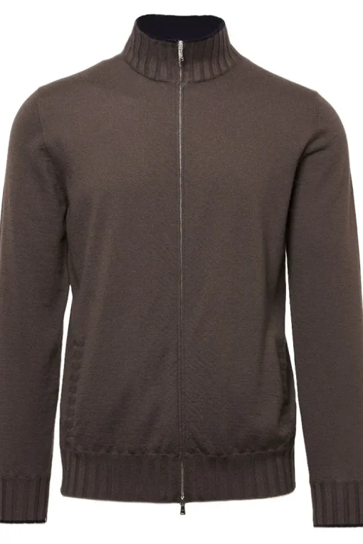 Duvet Cashmere Zip Bomber
