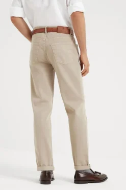 Dyed Denim Trousers