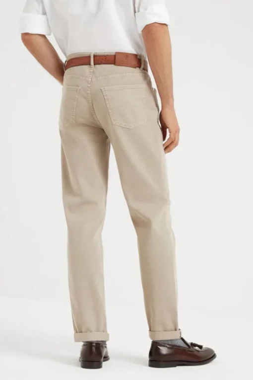 Dyed Denim Trousers