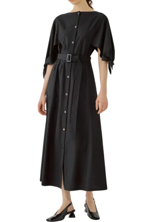 Edita Knot Sleeve Dress