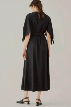Edita Knot Sleeve Dress