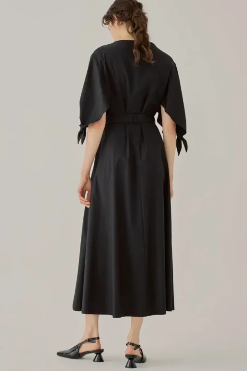 Edita Knot Sleeve Dress