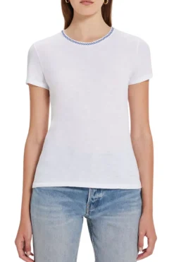 Ella Embroidered Tee