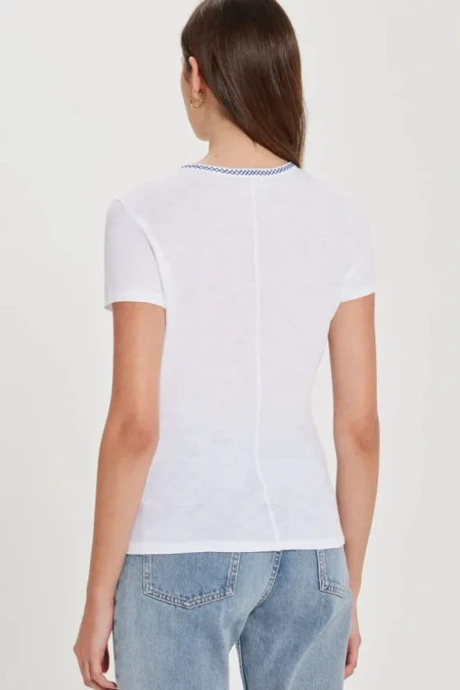 Ella Embroidered Tee