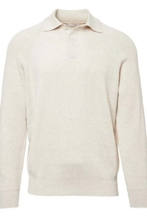English Rib Polo Sweater