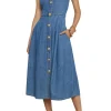 Esmeralda Chambray Dress