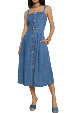 Esmeralda Chambray Dress