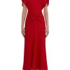 Exclusive Gathered Waist Midi Dress