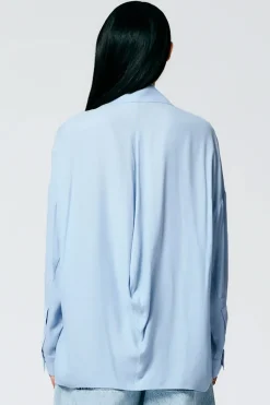Feather Weight Eco Crepe Davenport Sculpted Shirt