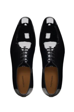 Fleur Patent Lace-Up Shoes