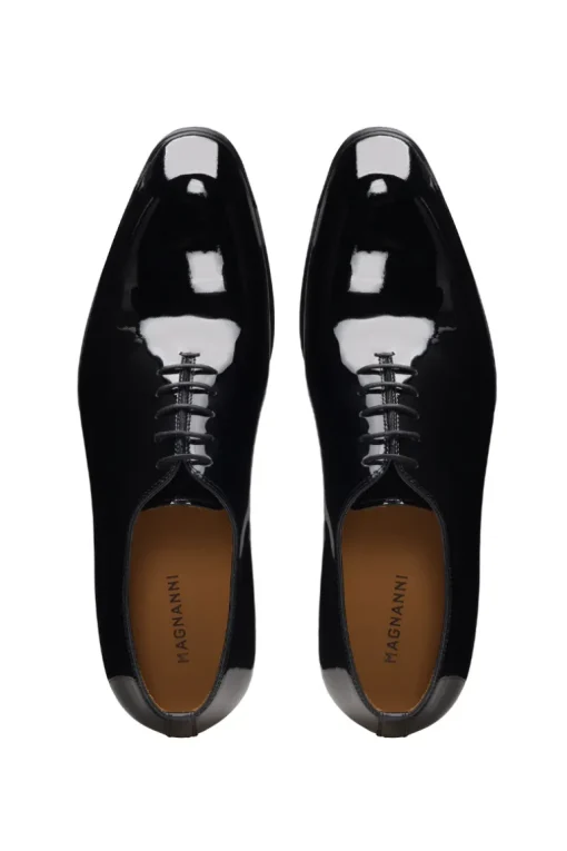 Fleur Patent Lace-Up Shoes