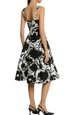 Floral Chiné Bustier Dress