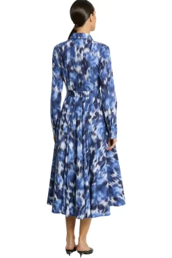 Floral Chiné Shirtdress