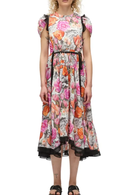 Floral Collage Dress