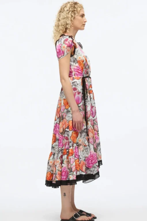 Floral Collage Dress