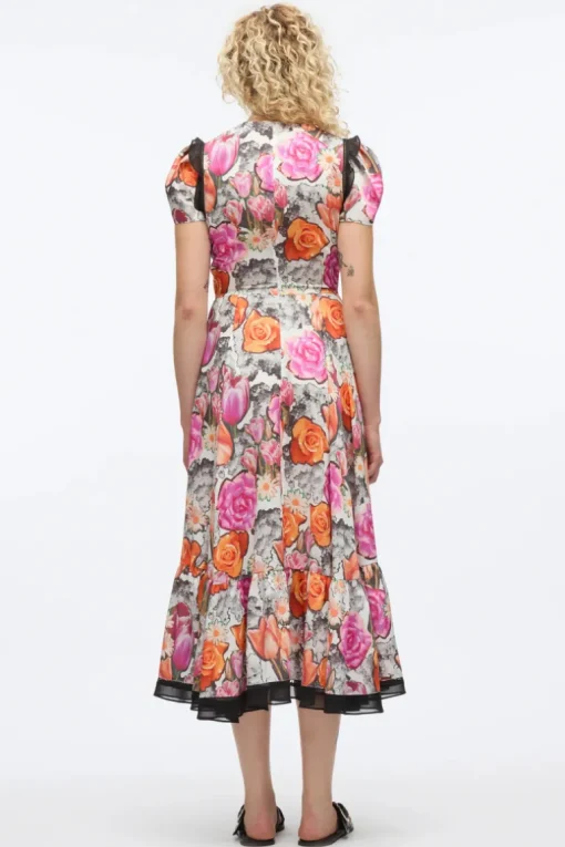 Floral Collage Dress