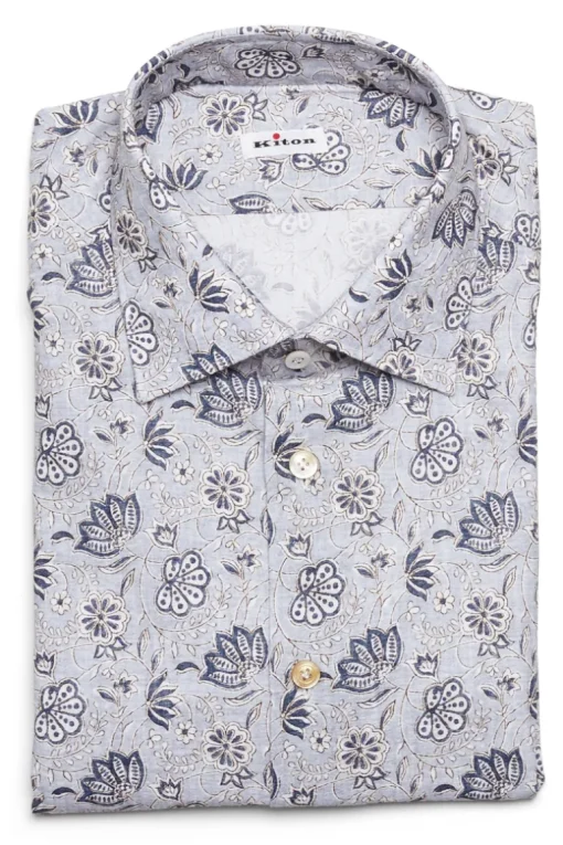 Floral Print Sport Shirt