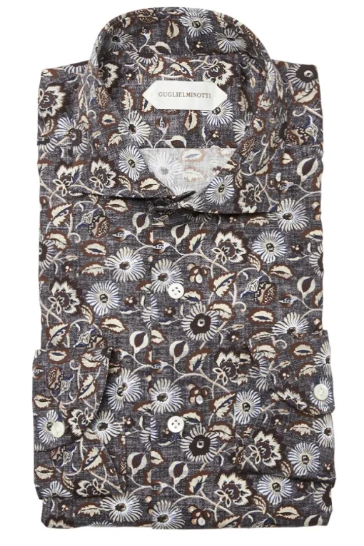 Floral Print Sport Shirt
