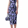 Floral-Print Dress With Drawstring