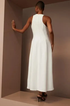 Fluid Twill Dress