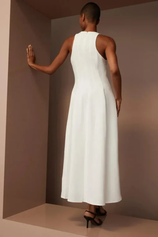 Fluid Twill Dress