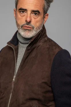 Francis Knit Leather Jacket