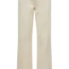 Gabardine Straight Leg Pants