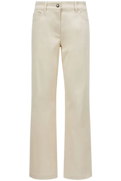 Gabardine Straight Leg Pants
