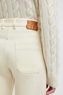 Gabardine Straight Leg Pants