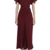 Gathered Waist Midi Dress