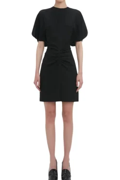 Gathered Waist Mini Dress