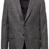 Grey Plaid Sport Jacket
