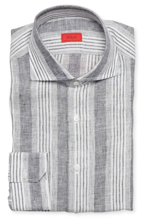 Grey Stripe Sport Shirt
