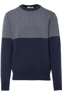 Herringbone Crew Neck