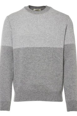 Herringbone Crew Neck