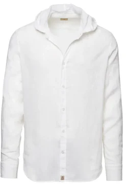 Hooded Linen Shirt