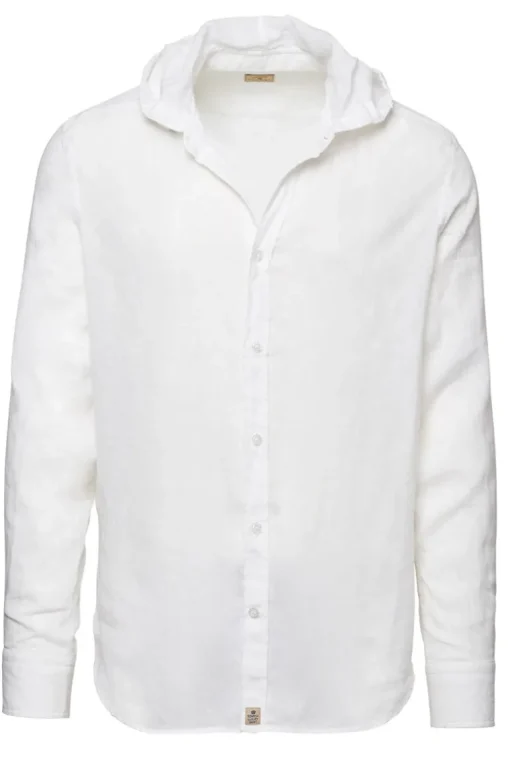 Hooded Linen Shirt