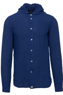 Hooded Linen Shirt