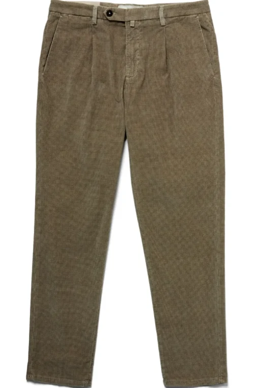 Houndstooth Velvet Pants