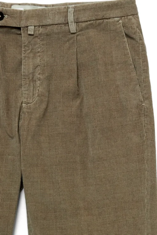 Houndstooth Velvet Pants